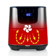 Princess Deluxe 182060 Airfryer 1700W - Premium Rustfrit Stål for Sundere Madlavning!
